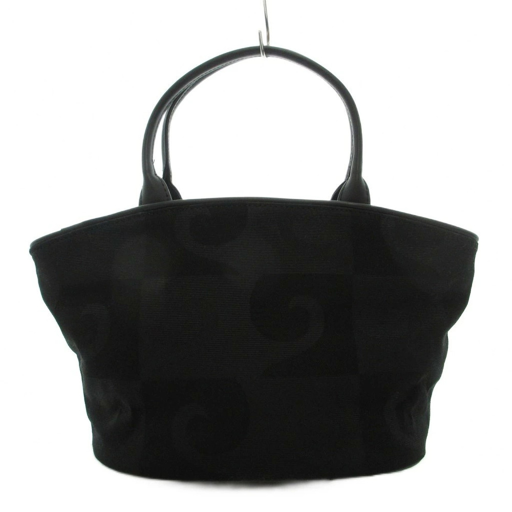 Pierre Card Handbag Pouch Clutch set Black All over swirl SX